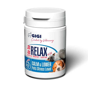 GIGI DA-BA RELAX PLUS papildbarība suņiem, kaķiem Nomierinošas tabletes N30